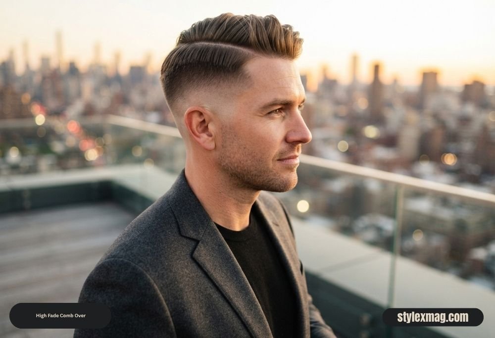 Comb Over Haircut: 45 Best Styles, Tips & Styling Guide 10 High Fade Comb Over