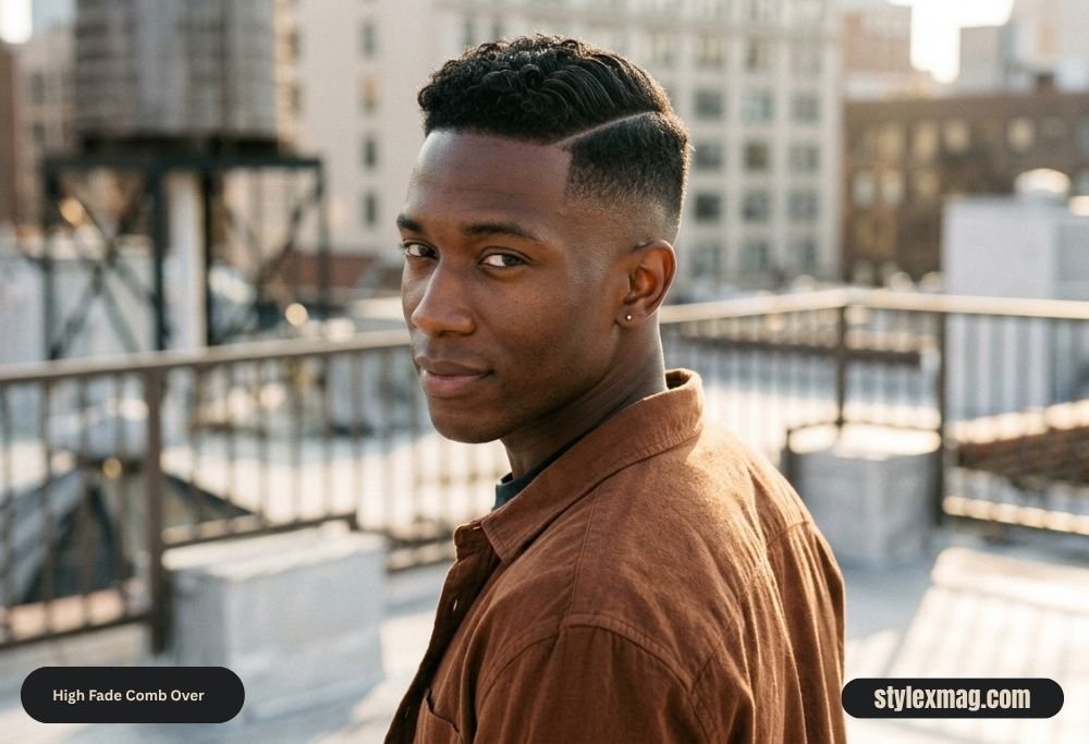 39 Best High Fade Haircut Styles for Men in 2026 21 High Fade Comb Over