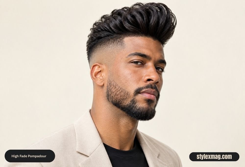 39 Best High Fade Haircut Styles for Men in 2026 13 High Fade Pompadour