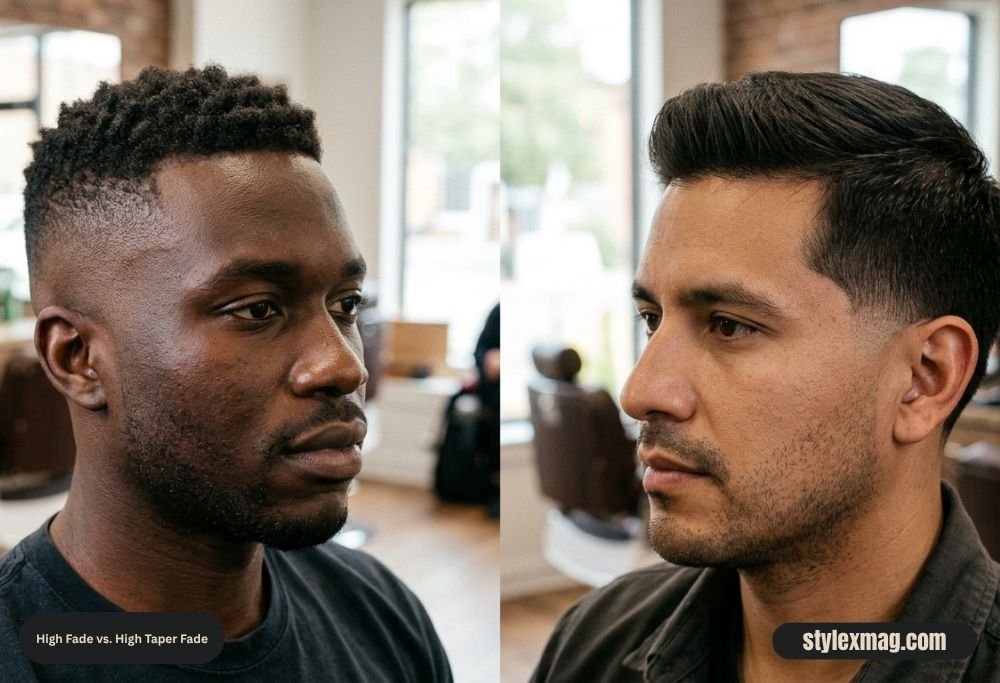 39 Best High Fade Haircut Styles for Men in 2026 43 High Fade vs. High Taper Fade