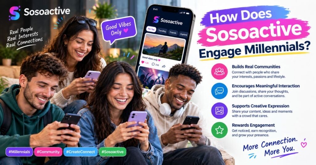 Sosoactive: 7 Amazing Features and Benefits You Should Know 2 How Does Sosoactive Engage Millennials?
