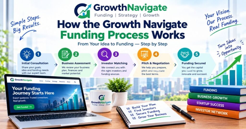 Growth Navigate Funding: Expert Fundraising and Business Growth Solutions 3 How the Growth Navigate Funding Process Works