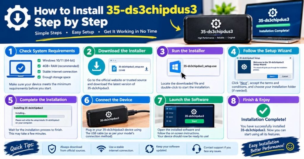 How to Install 35-ds3chipdus3: A Complete Step-by-Step Guide for Beginners 3 How to Install 35-ds3chipdus3 Step by Step