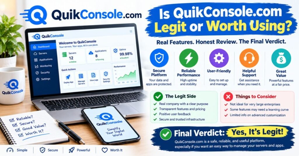 QuikConsole.com: Features, Benefits, and How the Platform Works 4 Is QuikConsole.com Legit or Worth Using?