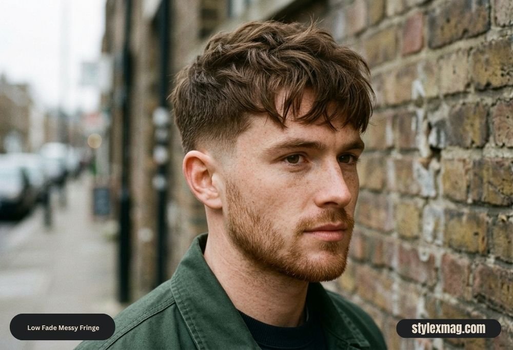 39 Best Low Fade Haircuts for Men in 2026 24 Low Fade Messy Fringe
