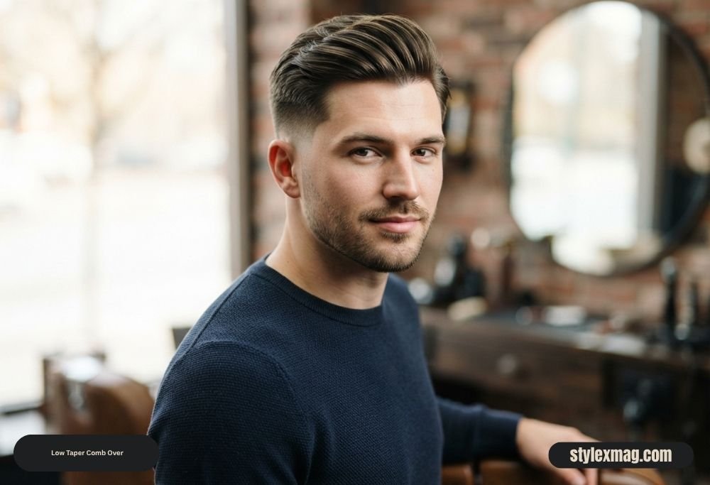 Comb Over Haircut: 45 Best Styles, Tips & Styling Guide 12 Low Taper Comb Over
