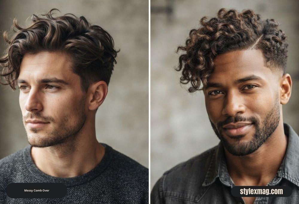 Classic Comb Over Haircut: 35 Timeless Styles for Men in 2026 28 Messy Comb Over