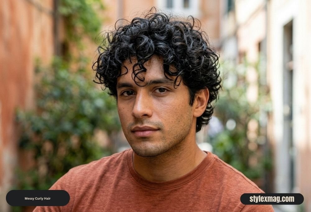Messy Curly Hair