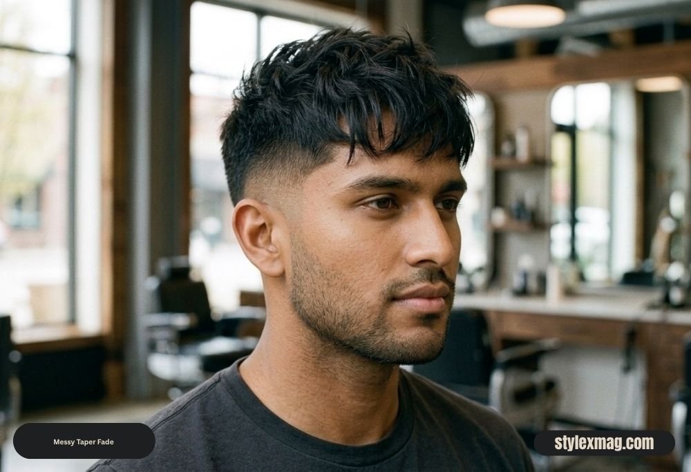 Messy Taper Fade