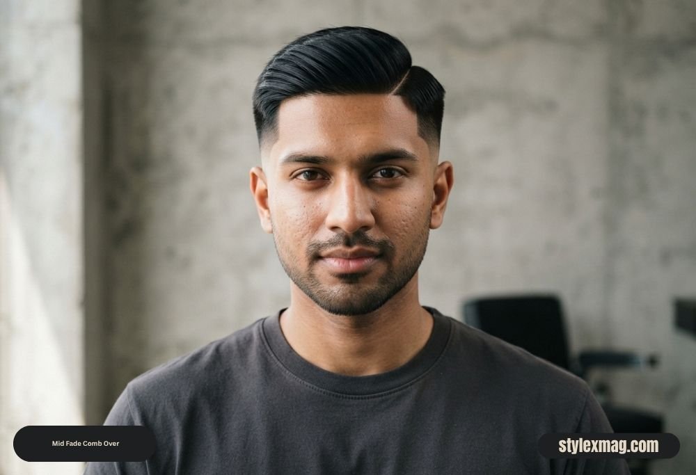 Comb Over Haircut: 45 Best Styles, Tips & Styling Guide 9 Mid Fade Comb Over