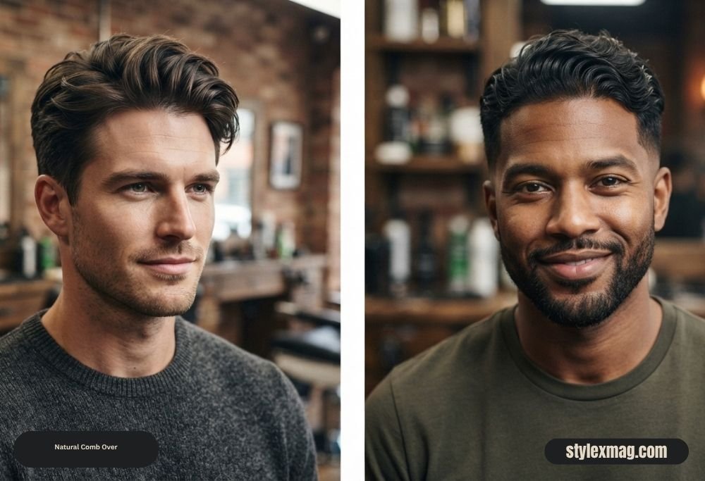 Classic Comb Over Haircut: 35 Timeless Styles for Men in 2026 10 Natural Comb Over