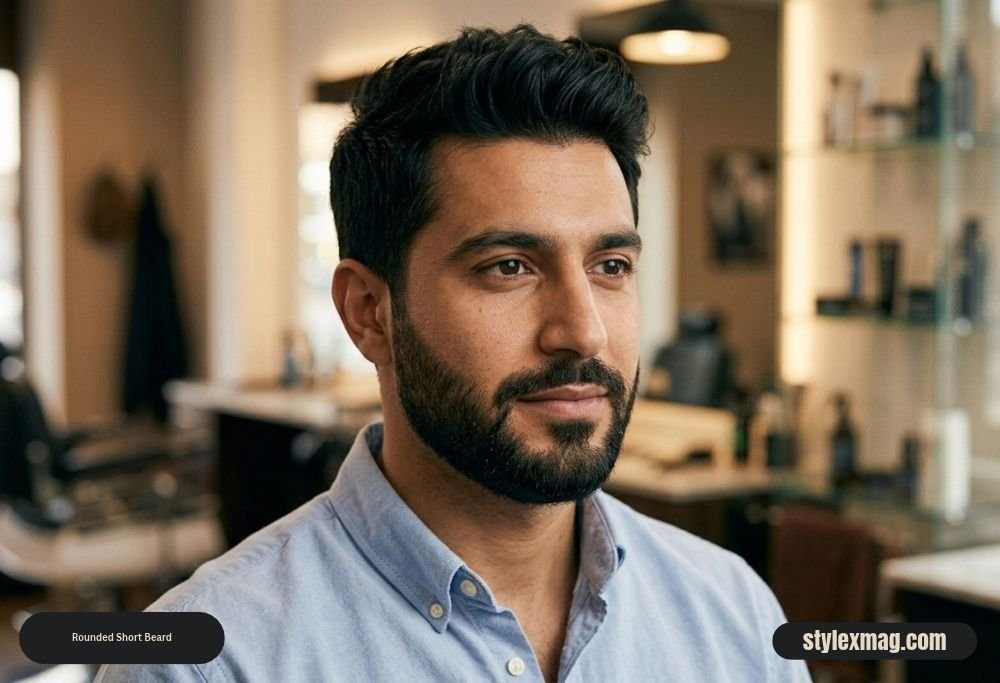 35 Short Beard Styles for Men in 2026: Find Your Best Look 7 Rounded Short Beard