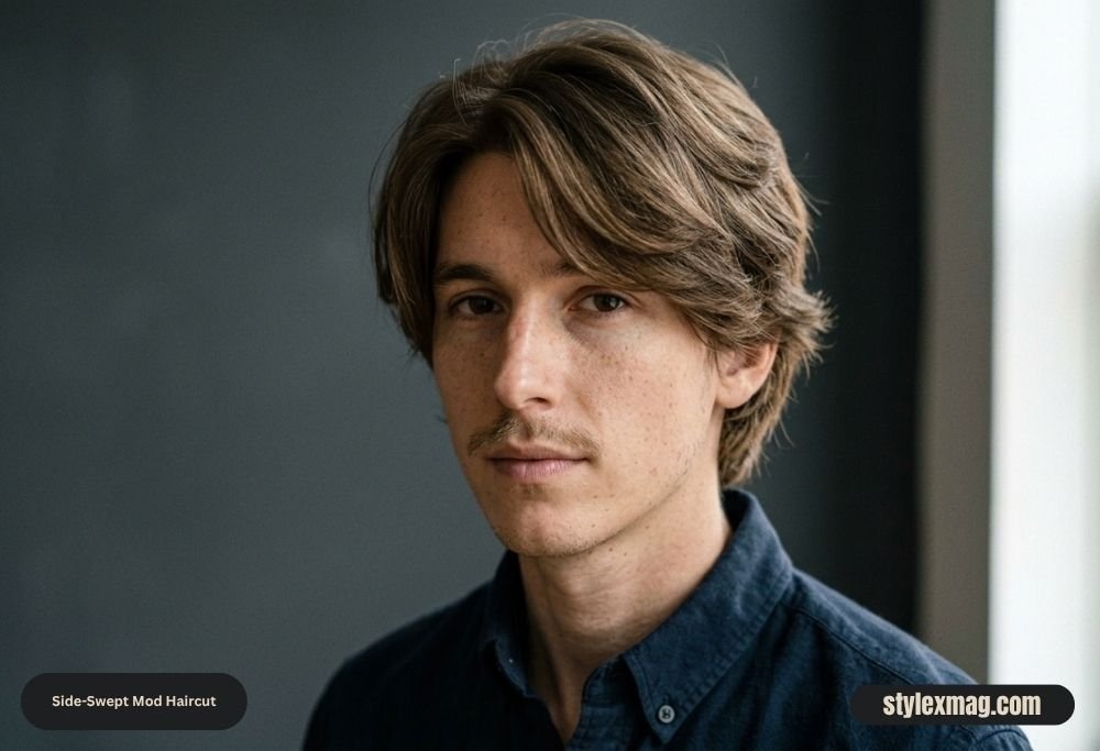 45 Best Mod Haircuts for Men in 2026: Modern Styles for Every Hair Type 14 Side-Swept Mod Haircut