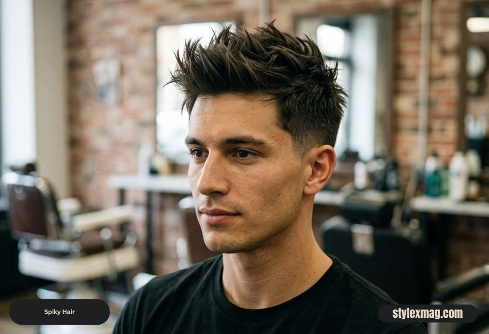 38 Best Hairstyles for Men with Straight Hair in 2026 13 Spiky Hair