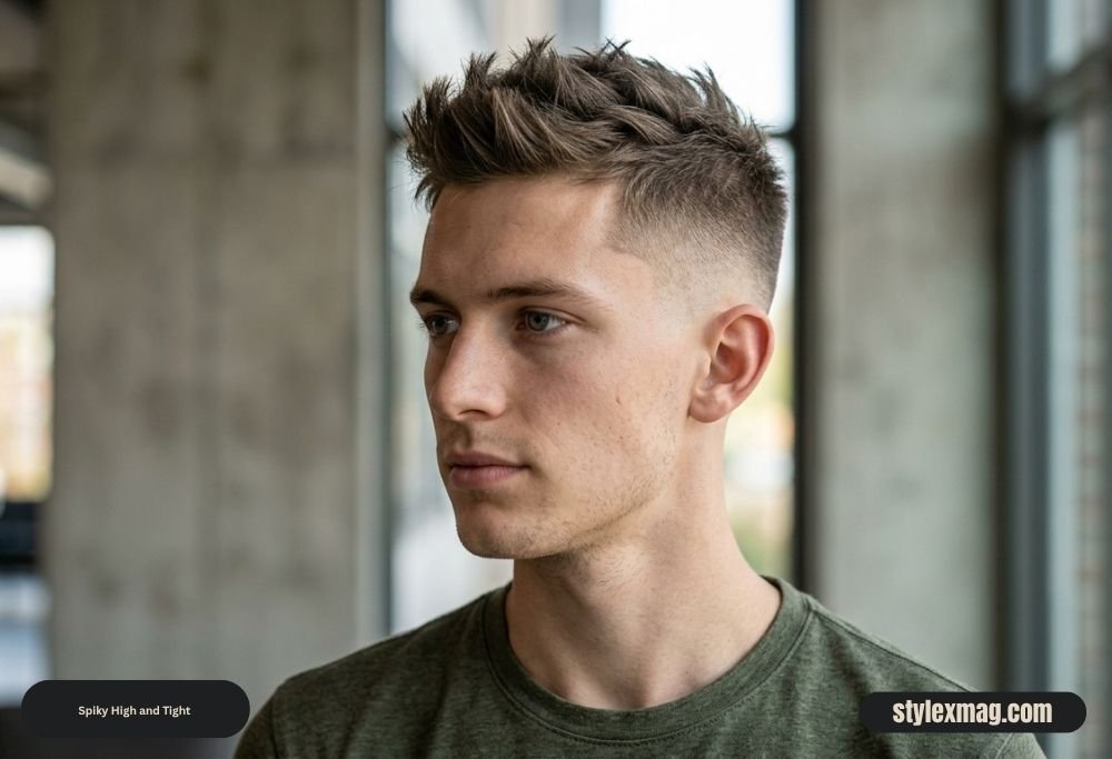 55 Best High and Tight Haircuts for Men in 2026 17 Spiky High and Tight