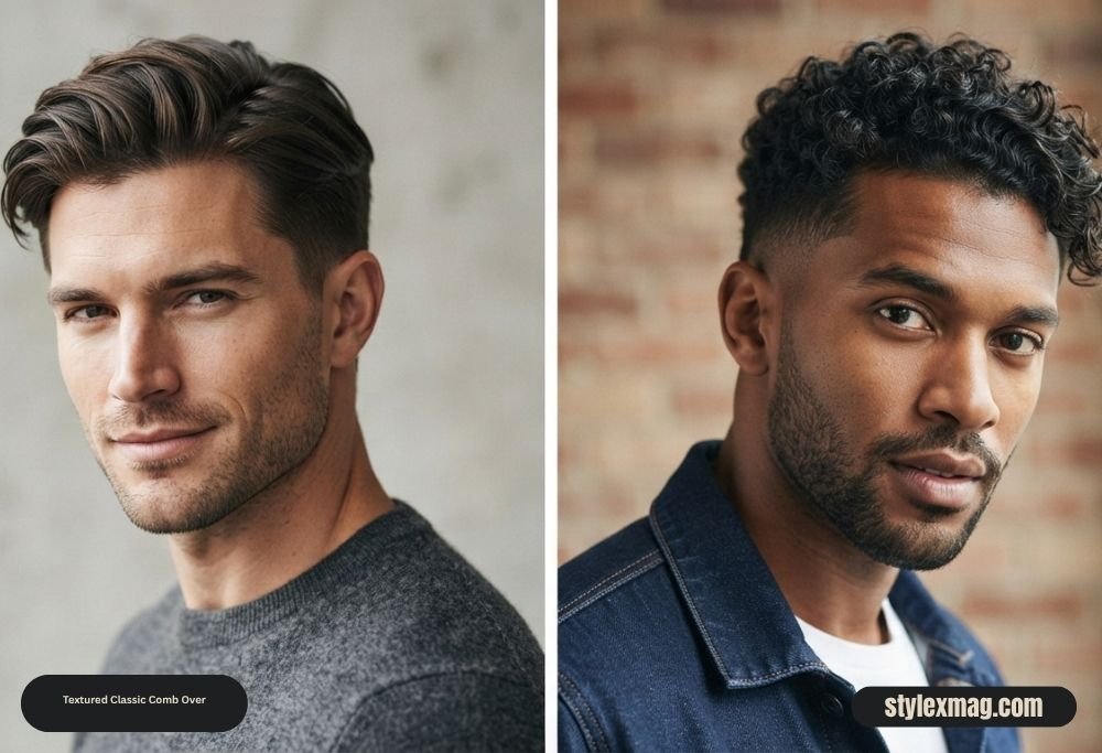 Classic Comb Over Haircut: 35 Timeless Styles for Men in 2026 9 Textured Classic Comb Over