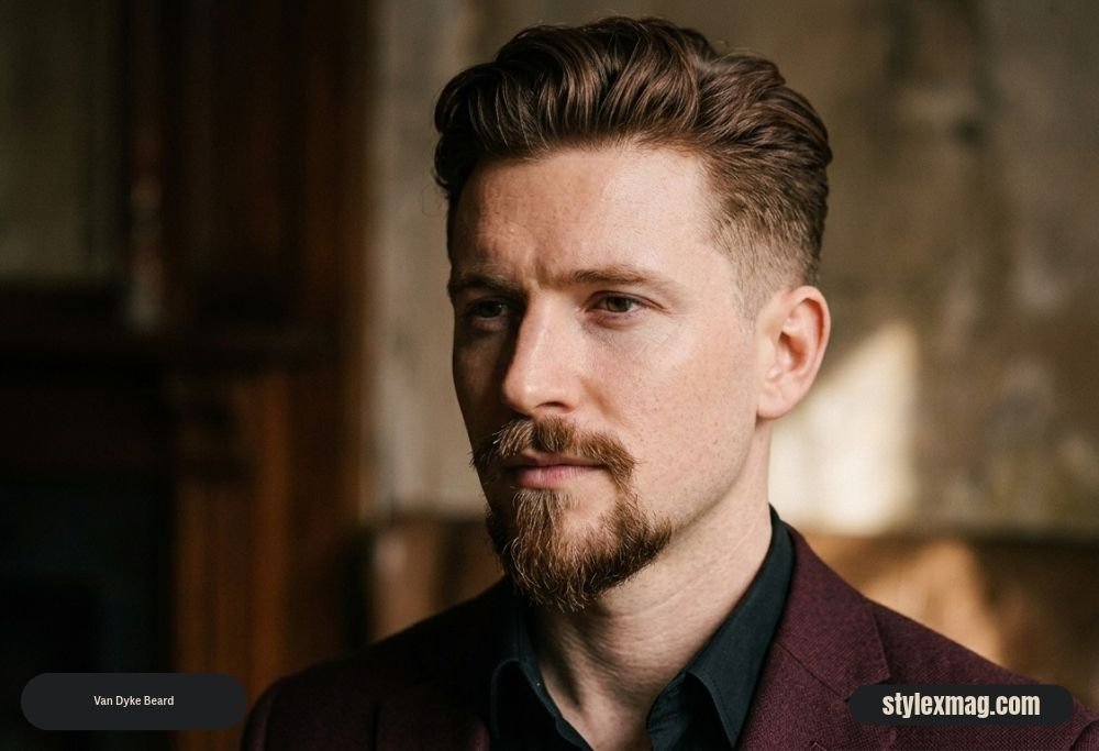 35 Short Beard Styles for Men in 2026: Find Your Best Look 17 Van Dyke Beard