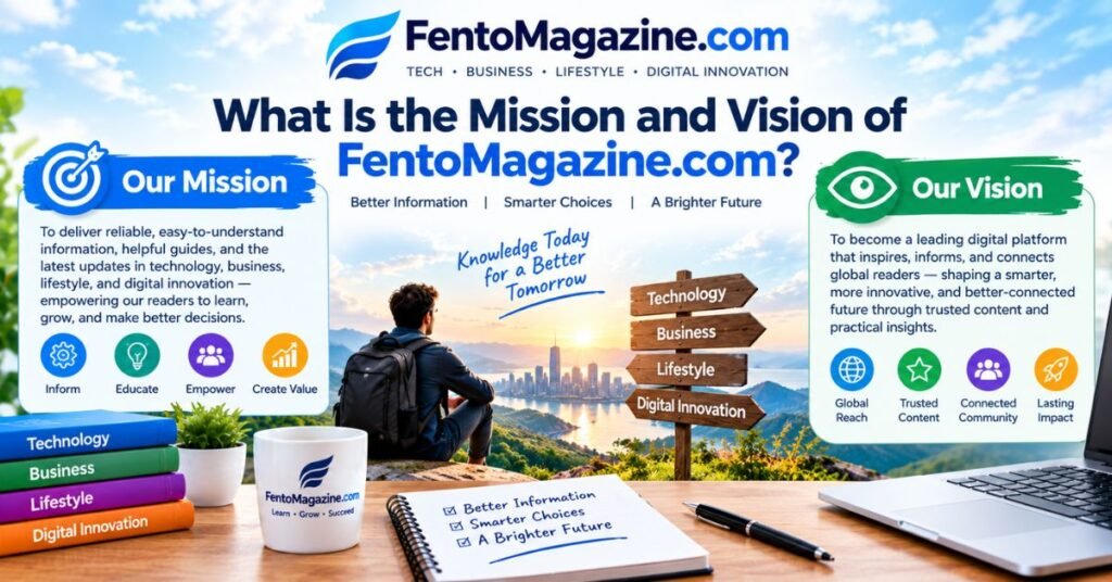 What Is the Mission and Vision of FentoMagazine.com?